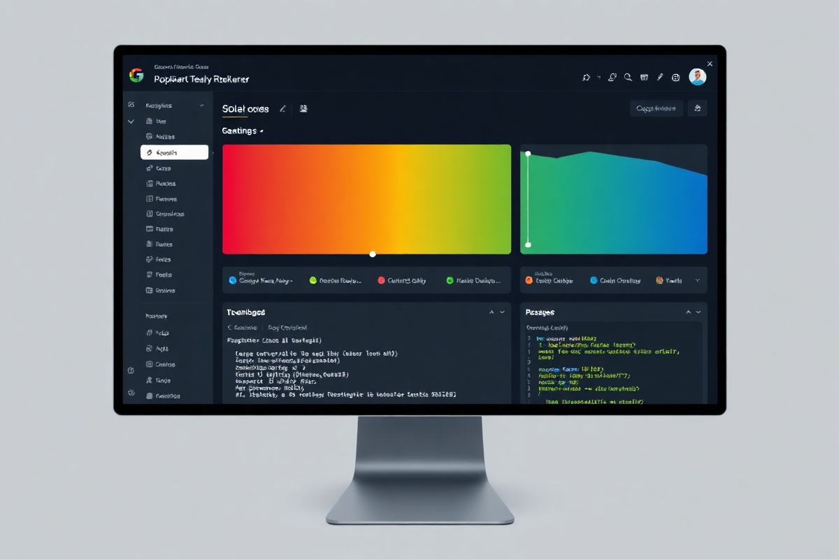 KleurFlow Editor interface met gradient canvas, kleurstops en code output pane